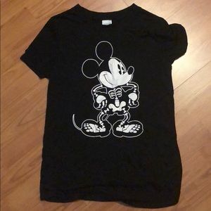 Mickey Mouse Glow in the Dark Halloween Tee Shirt